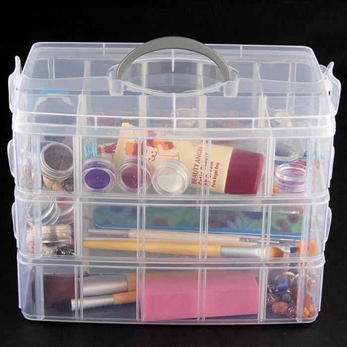 3 Layer 30 Grids Removable Storage Box | Shopee Malaysia