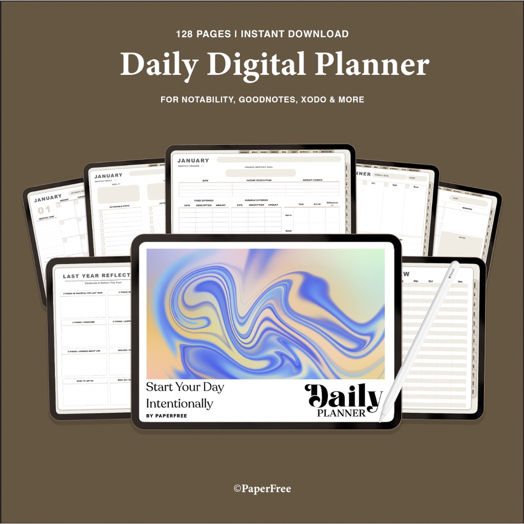 GoodNotes / Notability / Digital Daily Planner / PDF Digital Planner ...