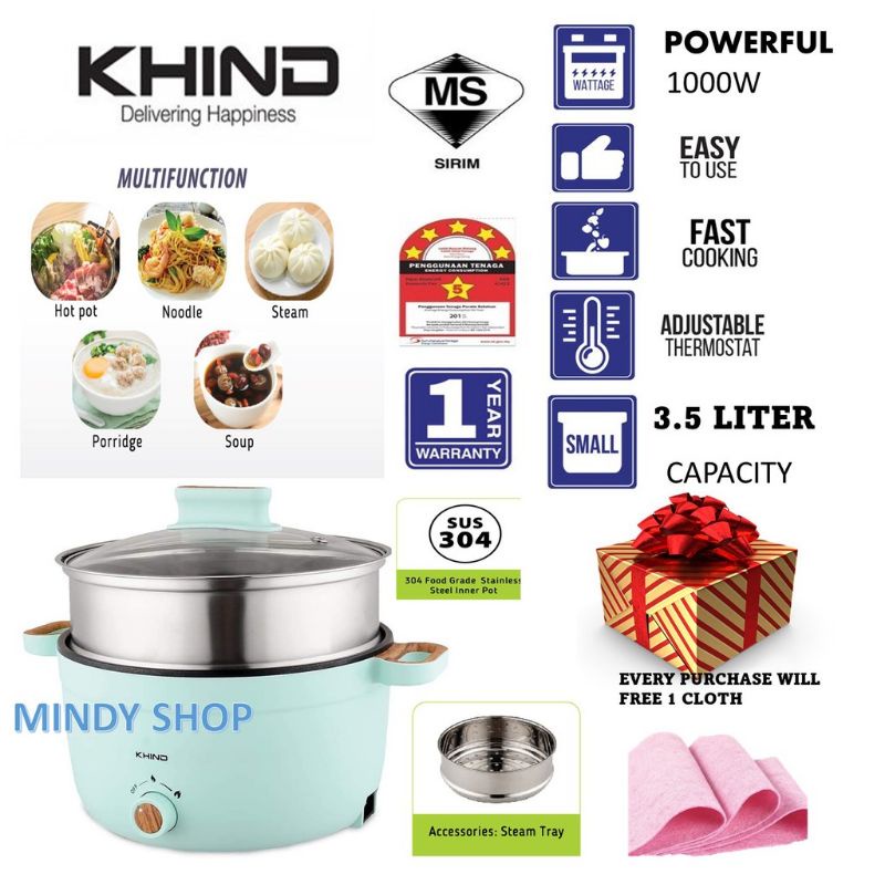 BUBBLE WRP MCP350S MULTIFUNCTIONAL COOKER Shopee Malaysia