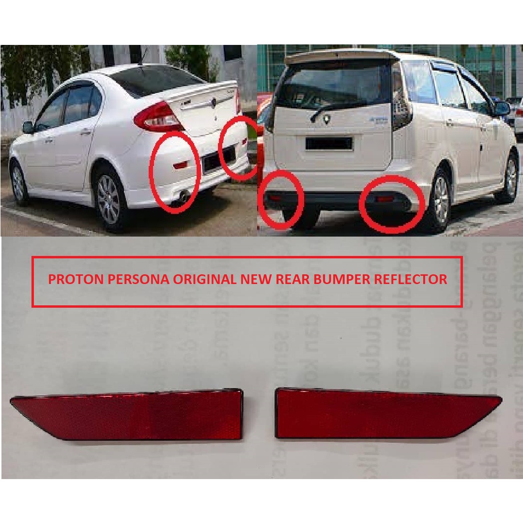 Bumper Reflector Original Proton Persona/Exora | Shopee Malaysia