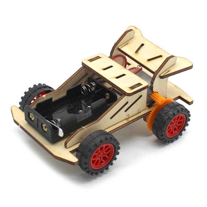 ALV DIY Electric Racing Car Kids STEM Learning Toys Physics Science ...
