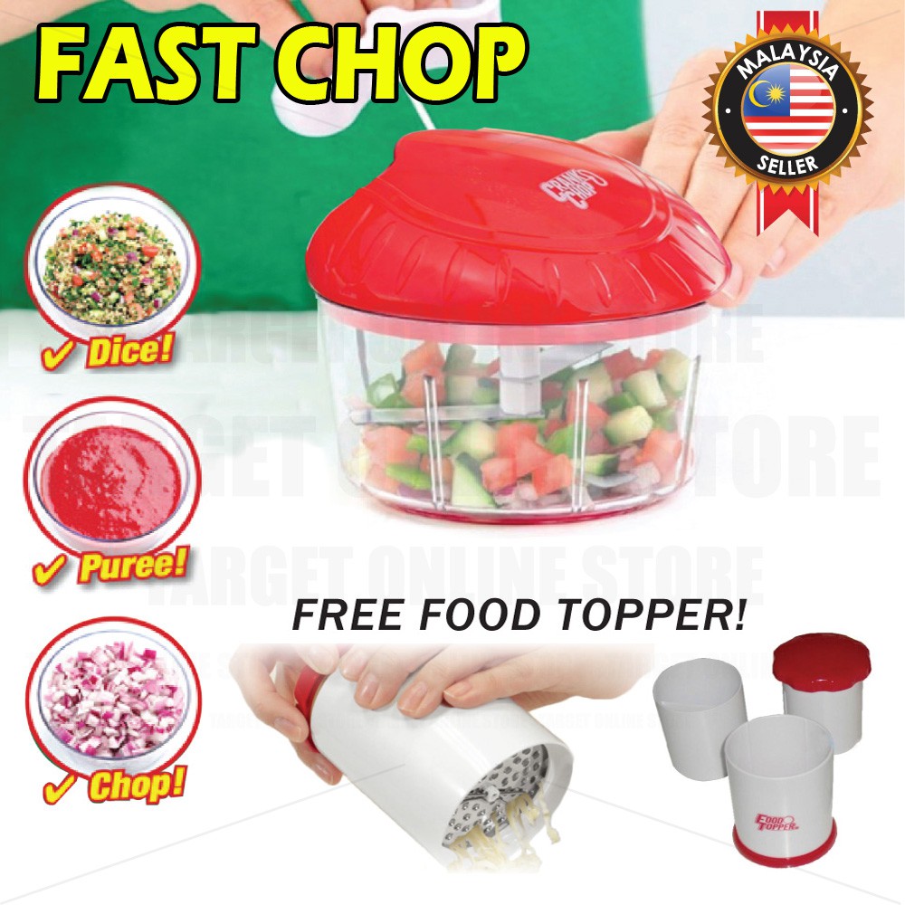 Chop, Mince, and Puree in Seconds with Crank Chop - Say Goodbye to Bulky  Food Processors!