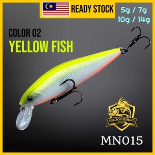 ✸Singking Minnow Copy savior 6.5g5.5cm Fishing Lure Gewang Zman Pb sebarau  Hard Bait Gewang Saviors Lure Siakap Kela♪