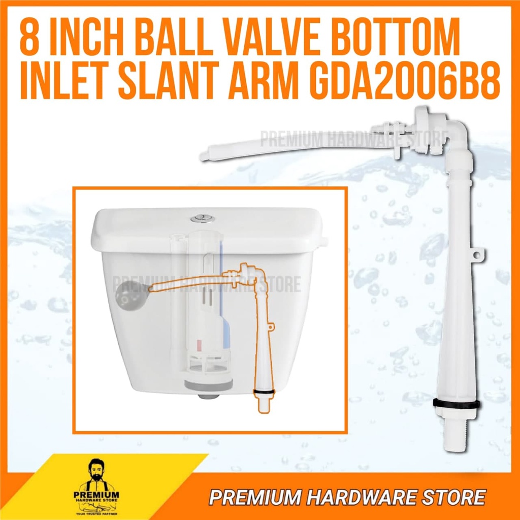 TOILET CISTERN BALL VALVE BOTTOM INLET / PVC FLOAT VALVE FOR TOILET CISTERN Shopee Malaysia
