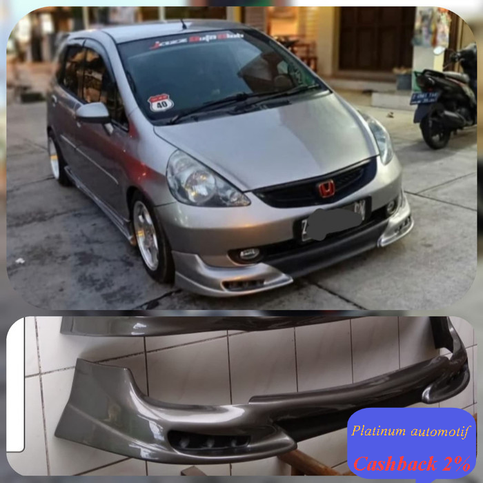Front Bumper bodykit addon Jazz GD3 fit vtec Idsi Shopee Malaysia
