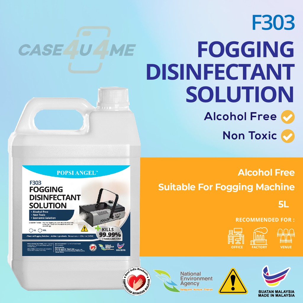 Fog Disinfectant Liquid 5 Litre 雾消毒液/N1 Fog Liquid 4.0L Smoke Spread ...