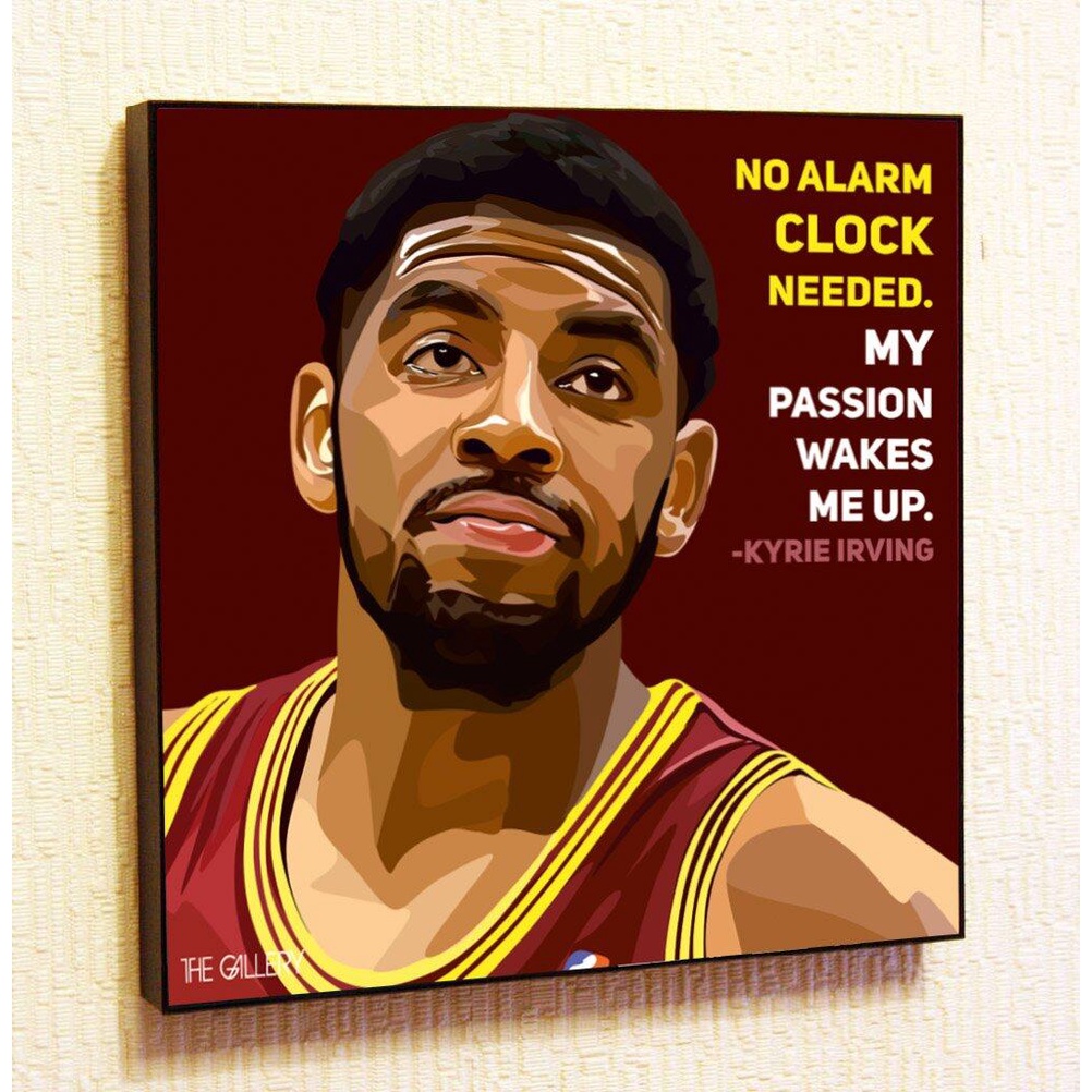 Kyrie Irving N B A Basketball Motivational Quotes Wall Decals Pop Art