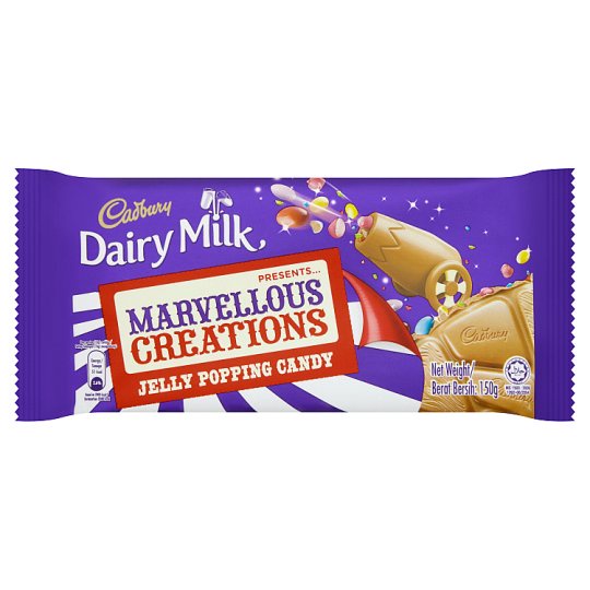 Cadbury Dairy Milk Marvellous Creations Jelly Popping Candy 150g