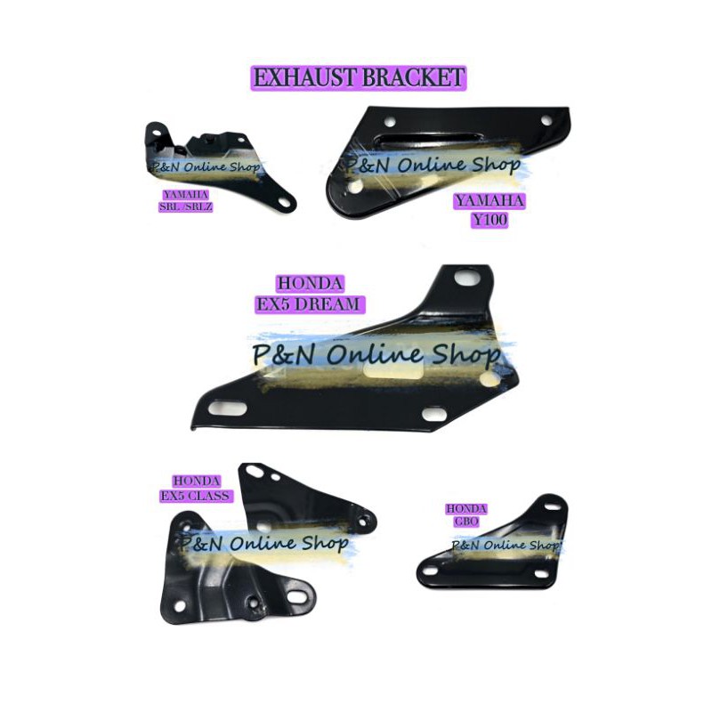 YAMAHA HONDA EXHAUST BRACKET SRL110/SRLZ, Y100, EX5 DREAM, CLASS, GBO