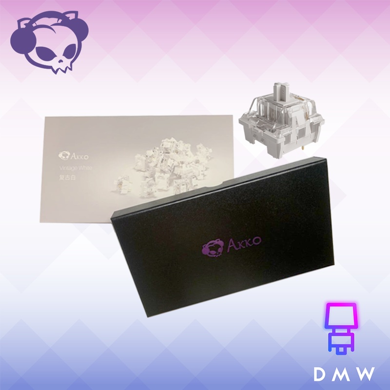 (BRAND NEW!!!) Akko Switch Akko CS Radiant Red/Vintage White/Lavender ...