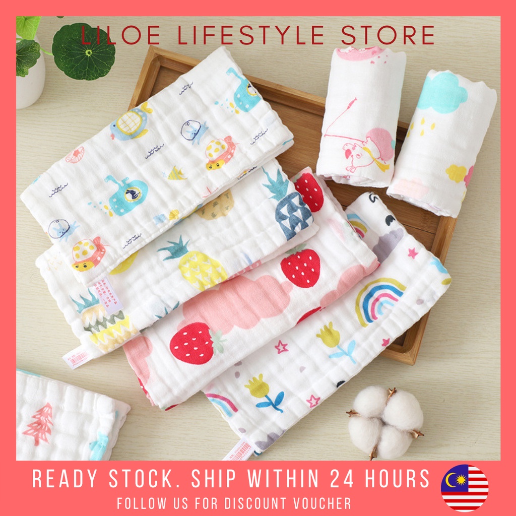 Quick-Dry Pack of 5 Pure Baby and Towels Handkerchiefs main image 1
