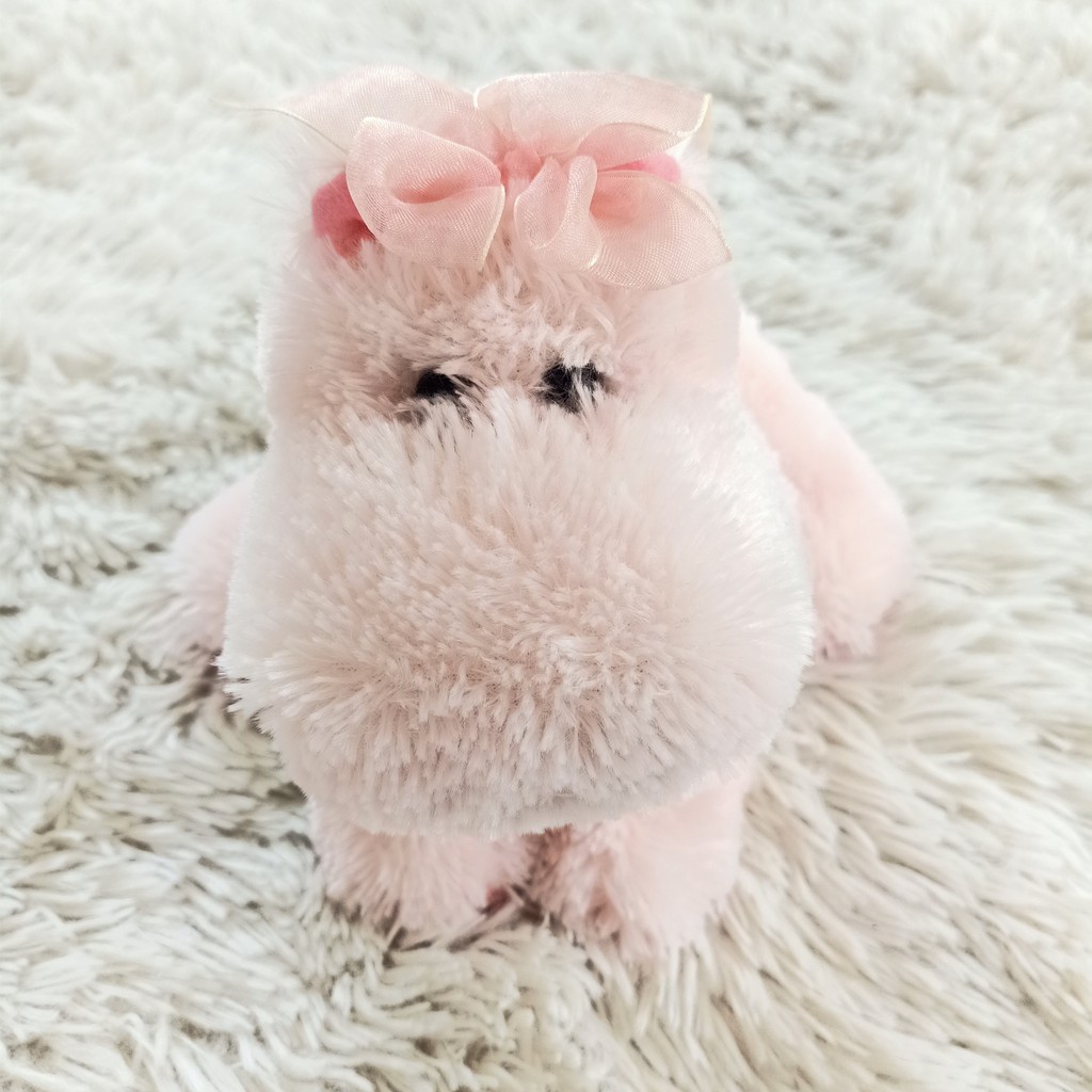 Pink hippo deals stuffed animal