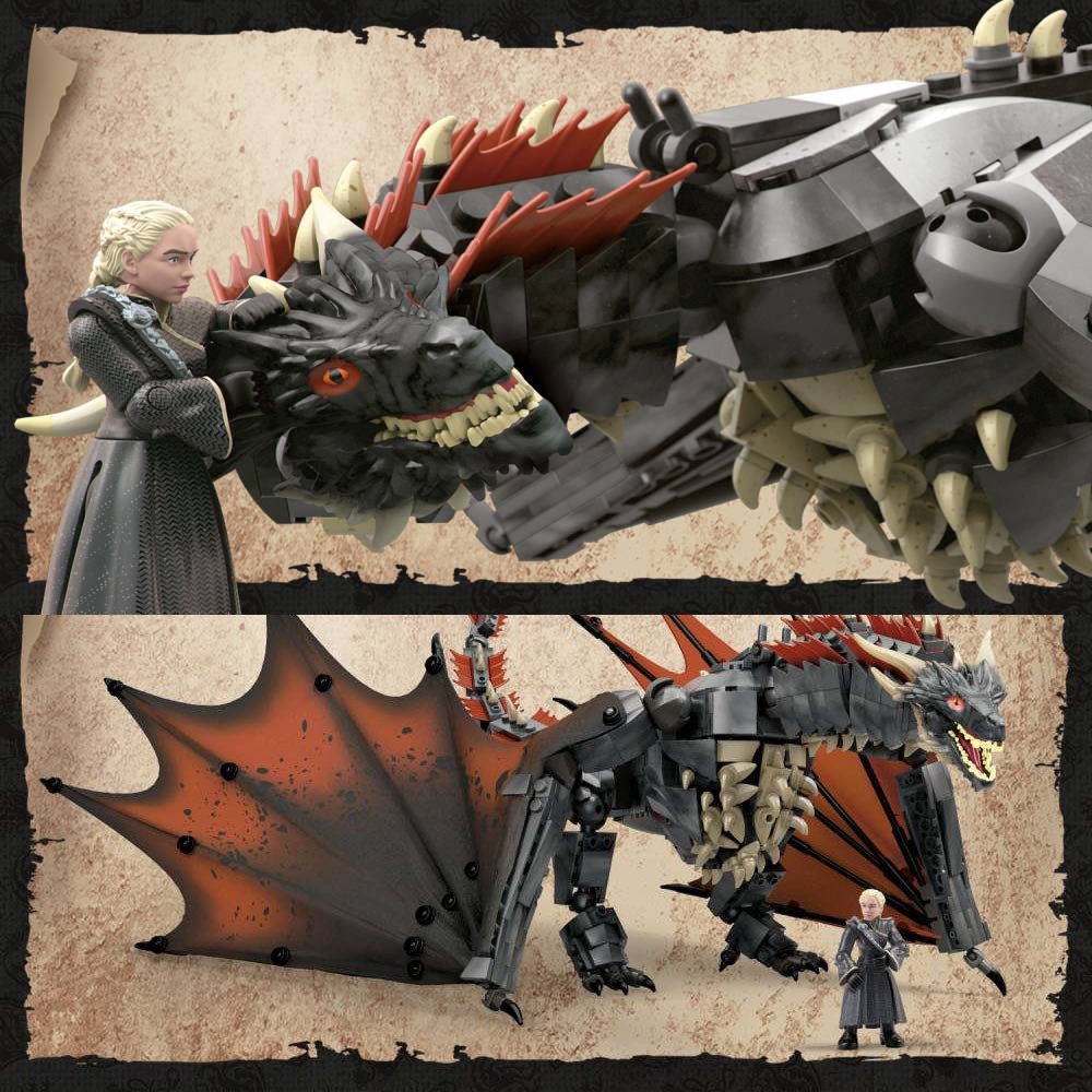 Mega Construx Game of Thrones Daenerys buy and Drogon GKG97, Building Toys