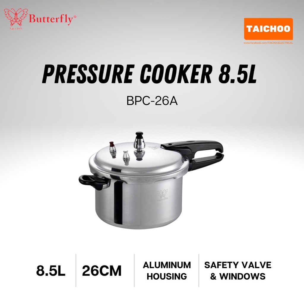 Butterfly pressure cooker online safety valve