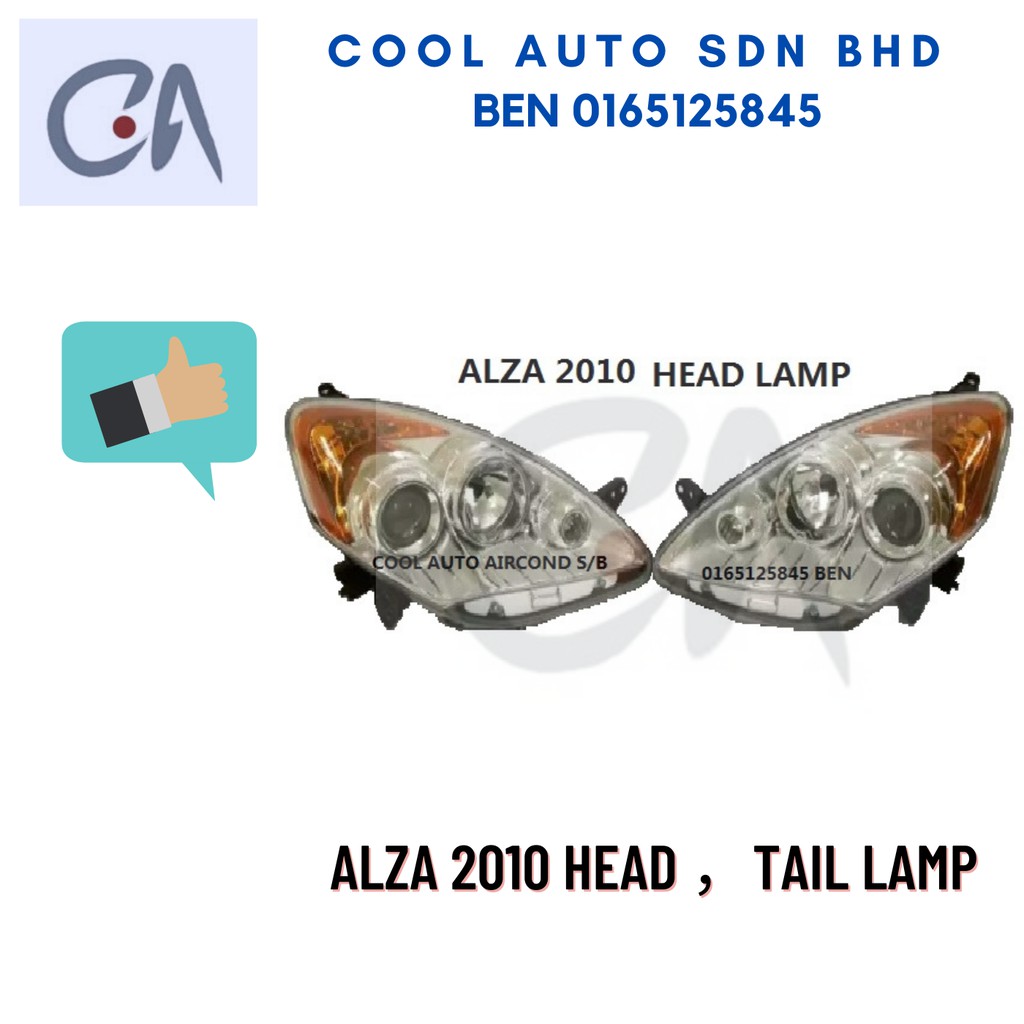 🔥READY STOCK 🔥 ALZA 2010 HEAD ，TAIL LAMP Shopee Malaysia