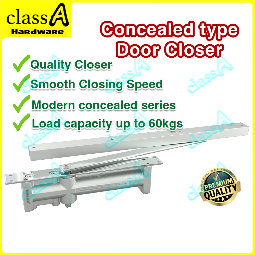 ClassAHW Concealed Door Closer Speed Adjustment Automatic Mount Door