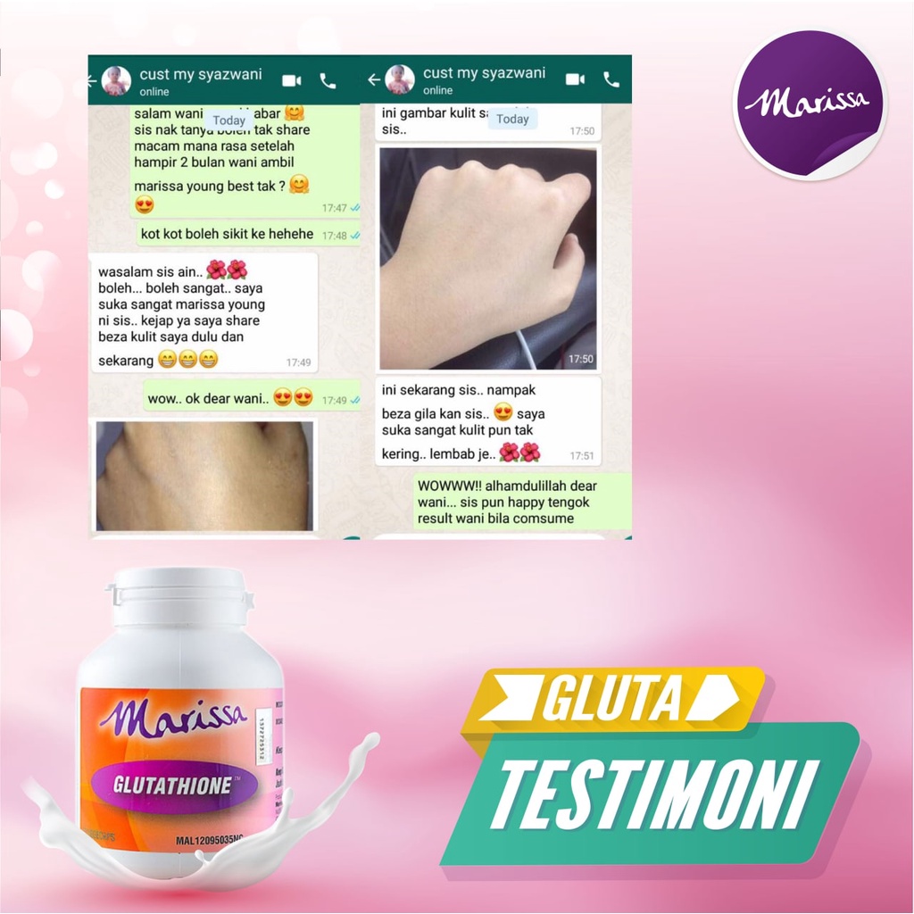 Wajah Awet Muda Putih Glowing | White Anti Aging Gluta | Beauty Supplement  | Marissa White Glutathione
