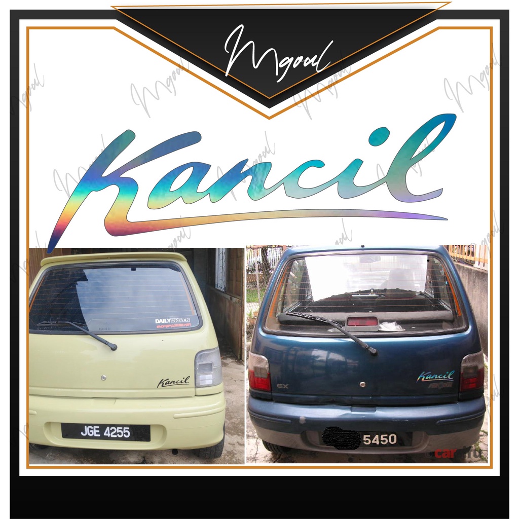 Readystock Perodua Kancil Vintage Rare Car Sticker Shopee Malaysia