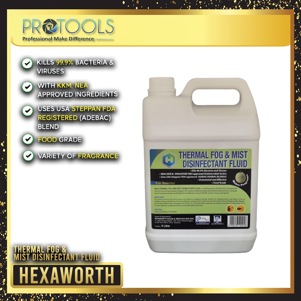 Disinfectant Fogging Fluid / Fogging Liquid / Fogging Spray 5 Lit