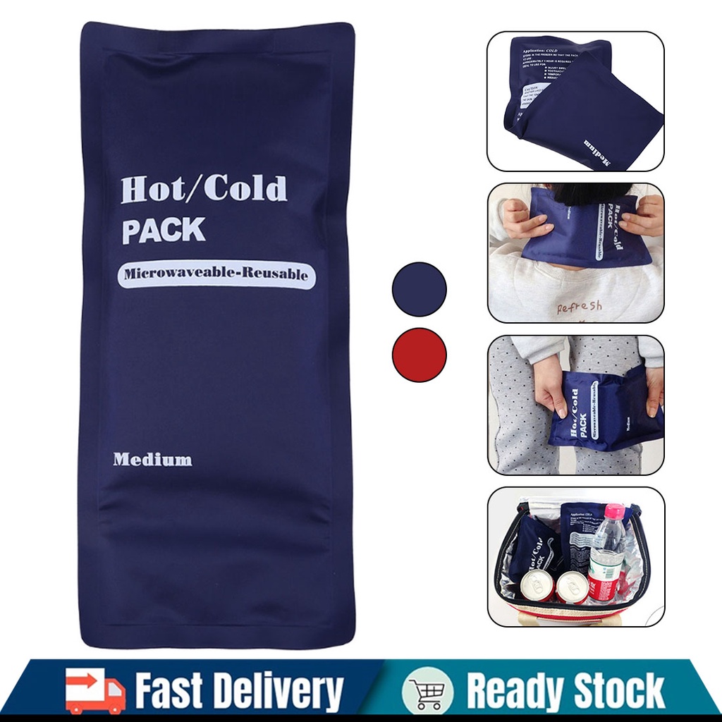 Rapid Relief® Hot/Cold Pack  Reusable, Non-Toxic Blue Gel —