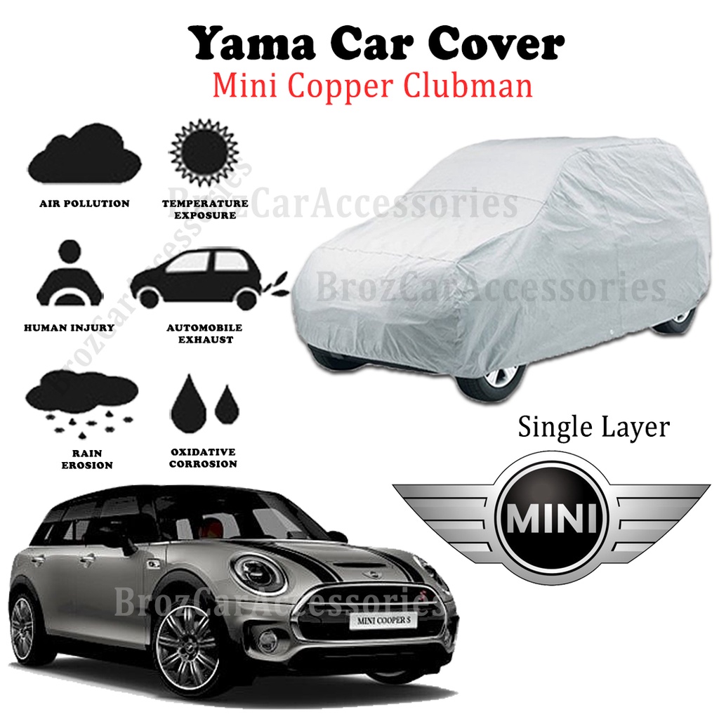 Selimut kereta Yama Car Covers - For Mini Copper Clubman XL Size Anti UV  Scratch Sunproof Dust-proof