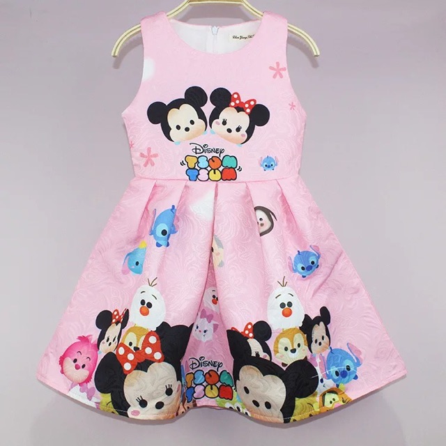 Girl s clothing Tsum Tsum dress Shopee Malaysia