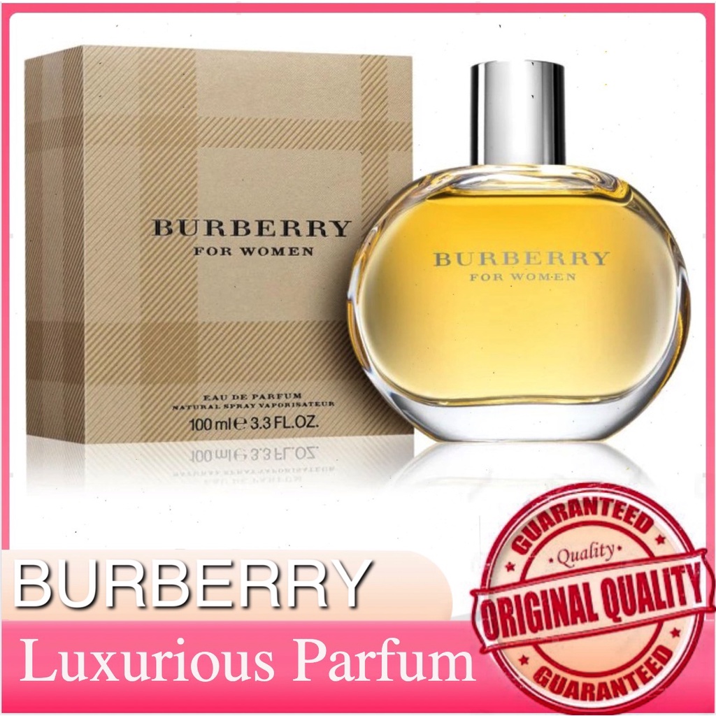 ORIGINAL Burberry Women Classic EDP 100ml Perfume (Latest Batch
