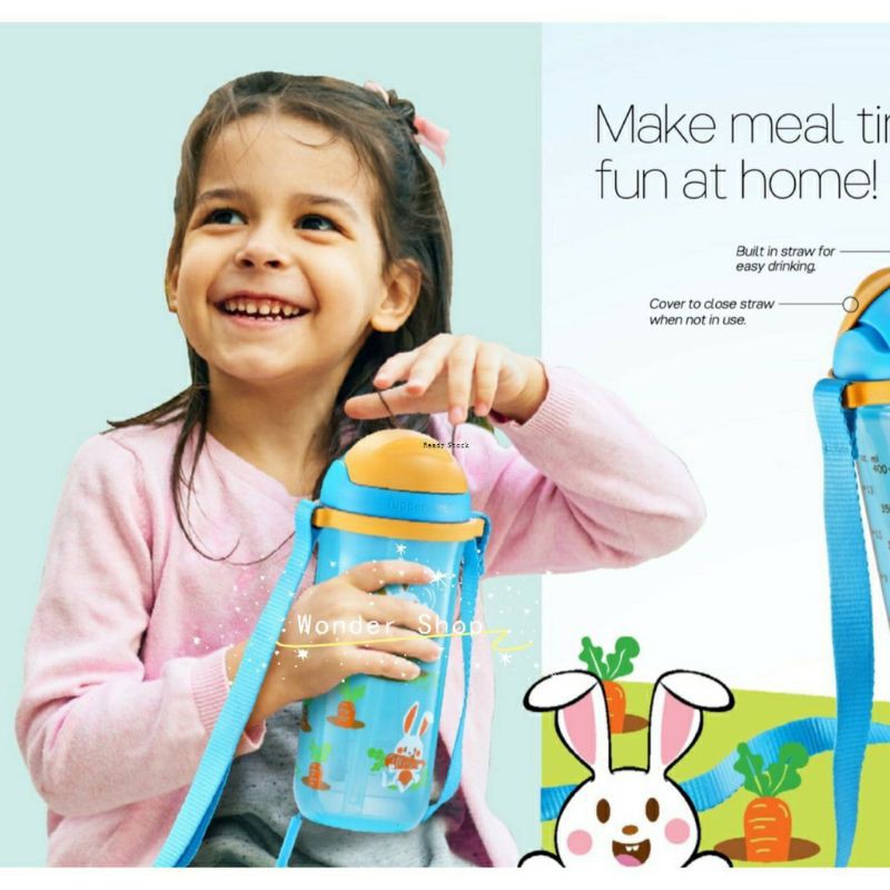 💥CLEARANCE SALE💥TUPPERWARE KIDDOS TUMBLER 500ML HAPPY BUNNY