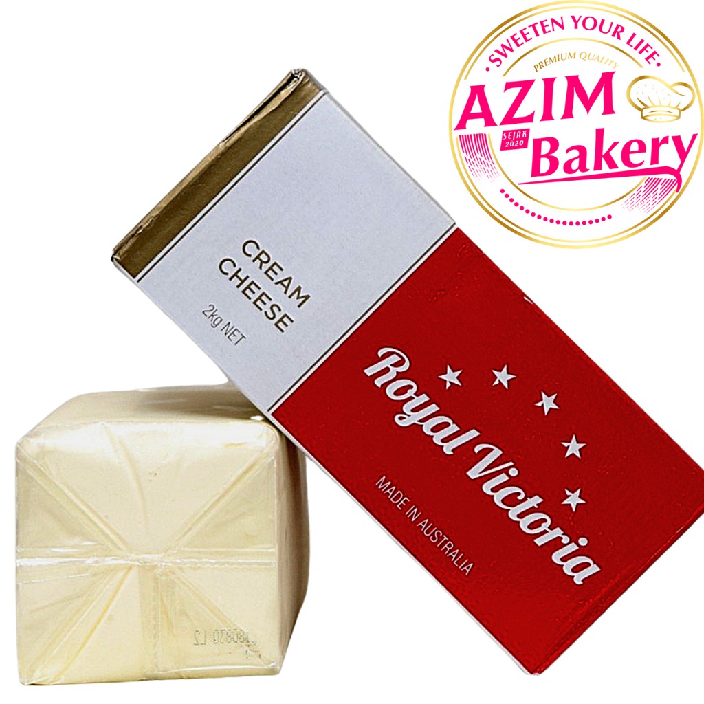 (NO COD,ONLY ONLINE PAYMENT) Royal Victoria 2kg Cream Cheese (Halal) by Azim Bakery Shopee
