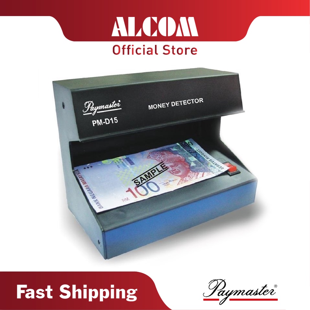 Paymaster PM-D15 Compact, Portable and Lightweight Money Detector Fake ...