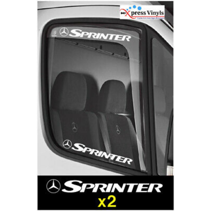 Mercedes Sprinter wind deflector decals x 2. stickers graphics | Shopee ...