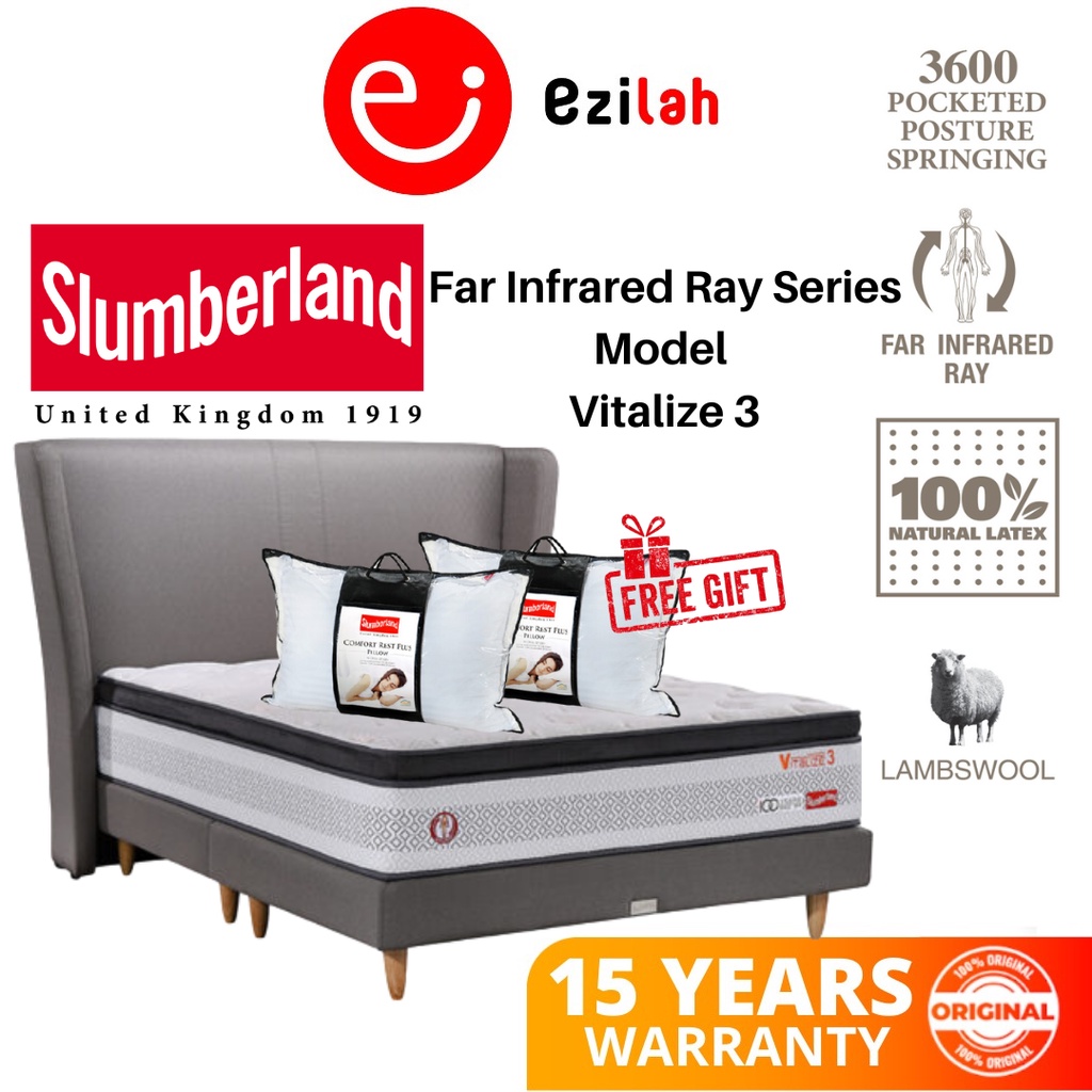 Slumberland Vitalize 3 Mattress Single/ Super Single/ Queen/ King Shopee Malaysia