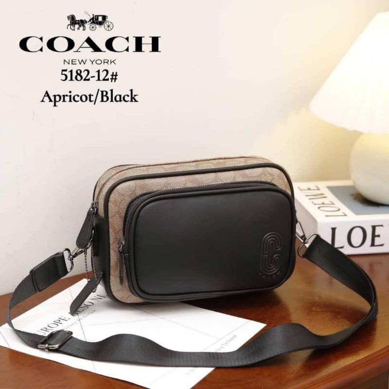 Coach leather sling bag shop