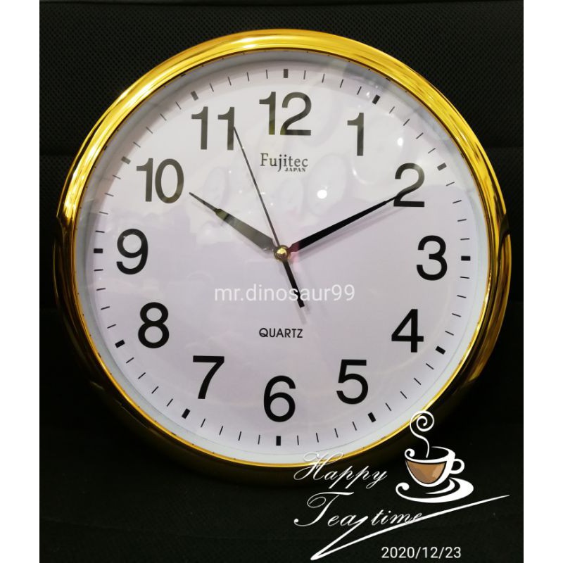 Original FUJITEC Japan Quartz Movement Elegant Wall Clock Matte