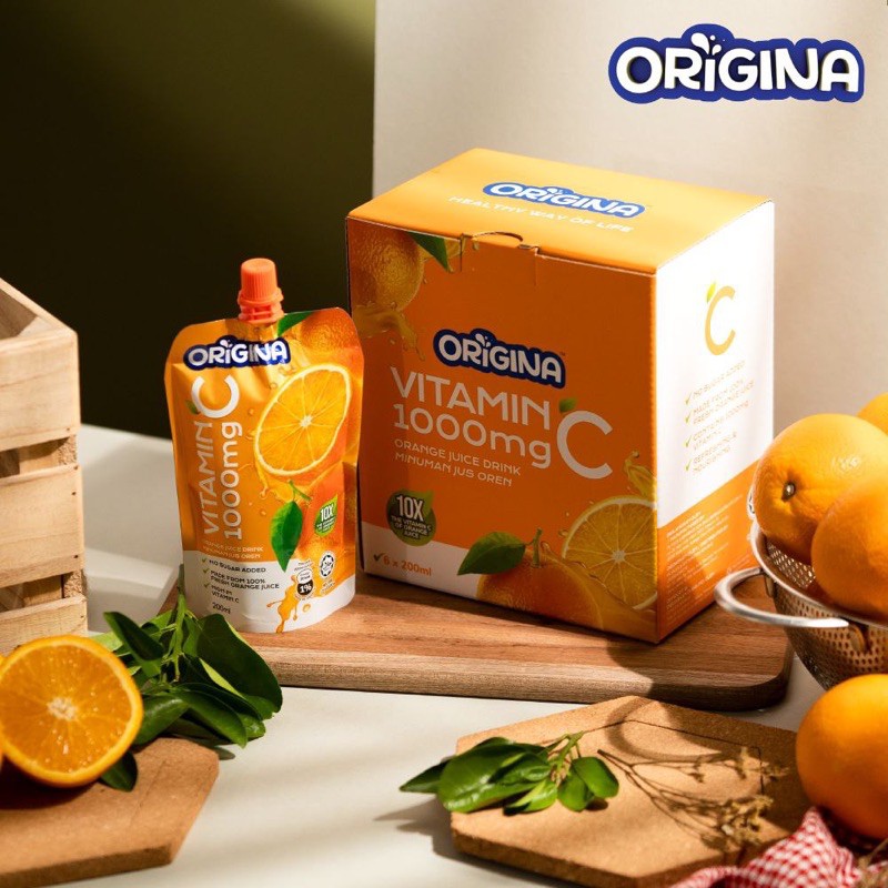 ORIGINA Vitamin C 1000mg | Minuman Jus Oren | Shopee Malaysia