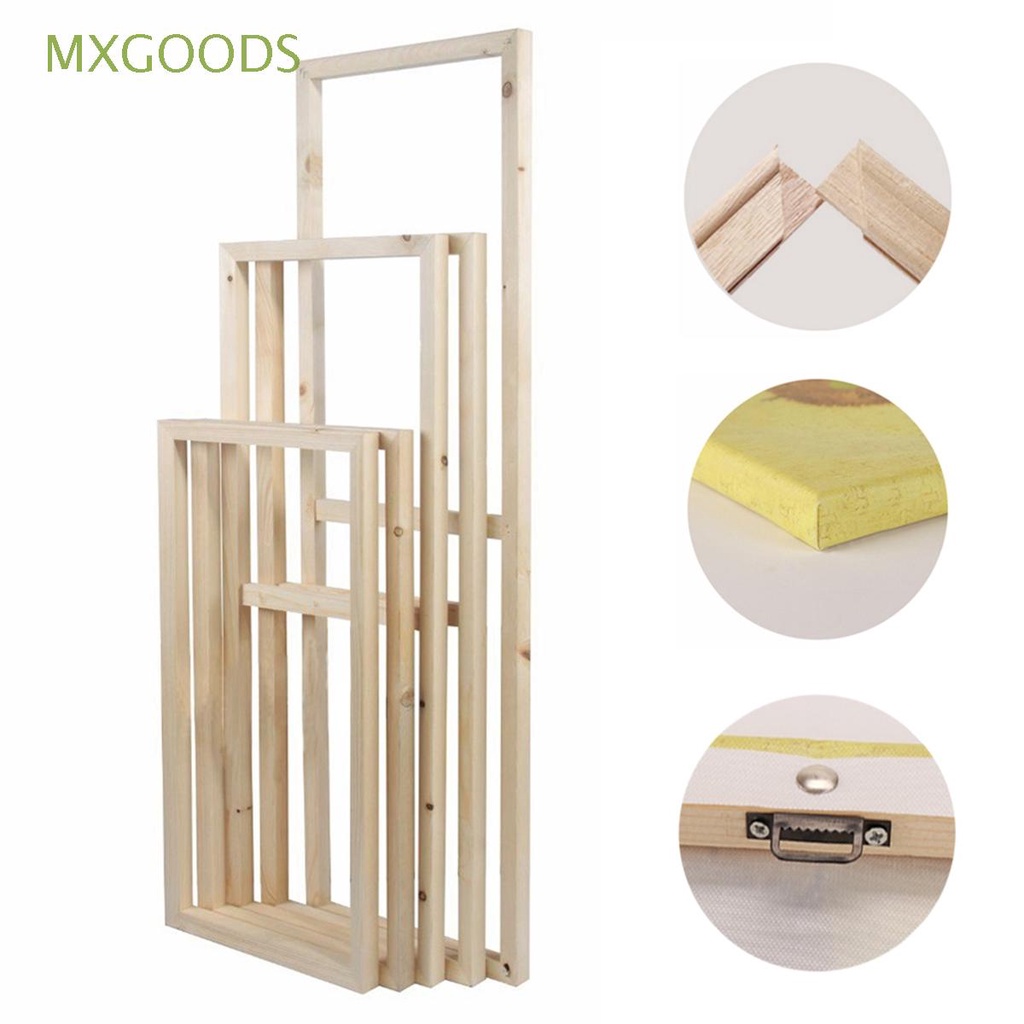 MXGOODS Home Decoration Canvas Oil Painting Modern Wood Frame Solid