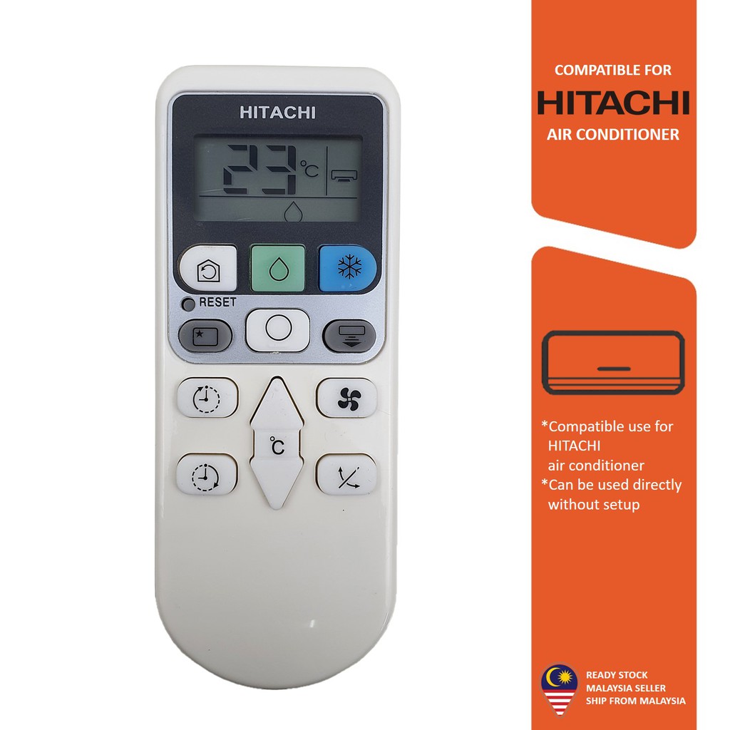 Hitachi Replacement For Hitachi Air Cond Aircond Air Conditioner Remote