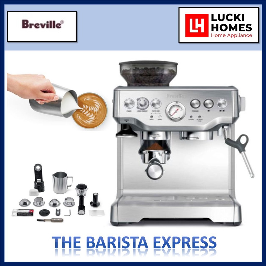 Breville BES870 The Barista Express Espresso Machine Shopee Malaysia