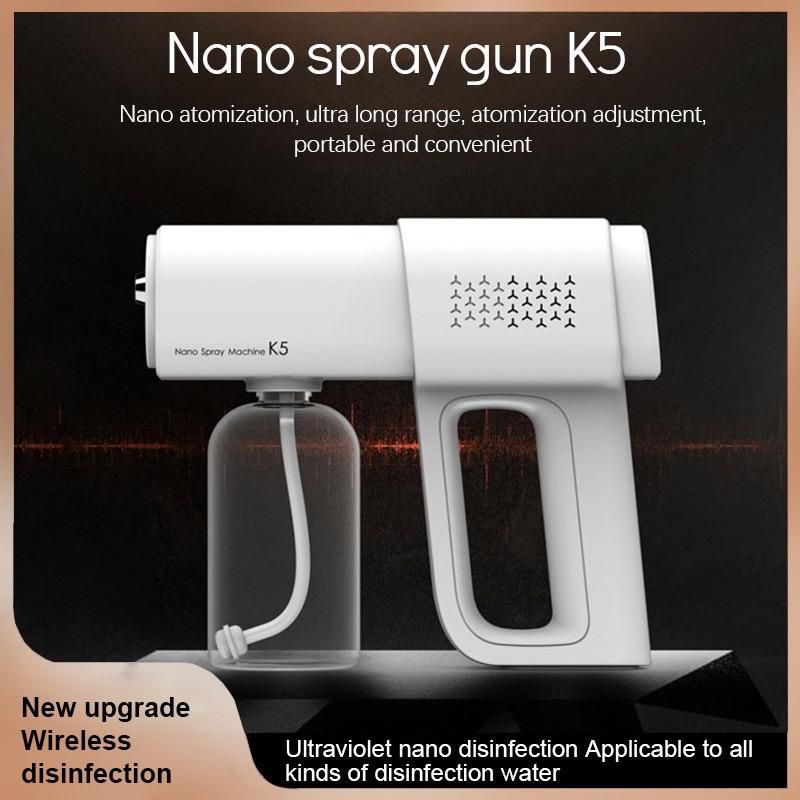 K5 Wireless Nano Spray gun Sanitizer Steam Atomizer Spray Gun Nano ...