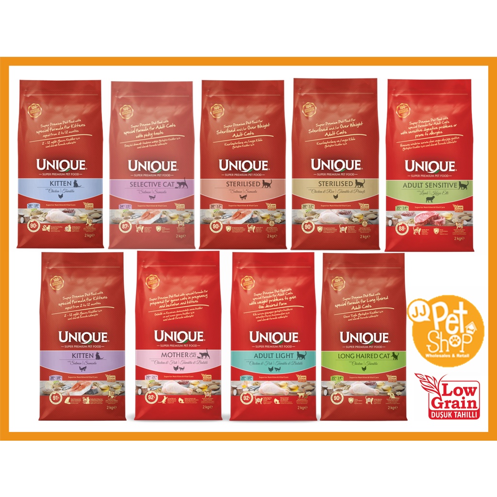 UNIQUE SUPER PREMIUM CAT FOOD 2KG JJPET Shopee Malaysia