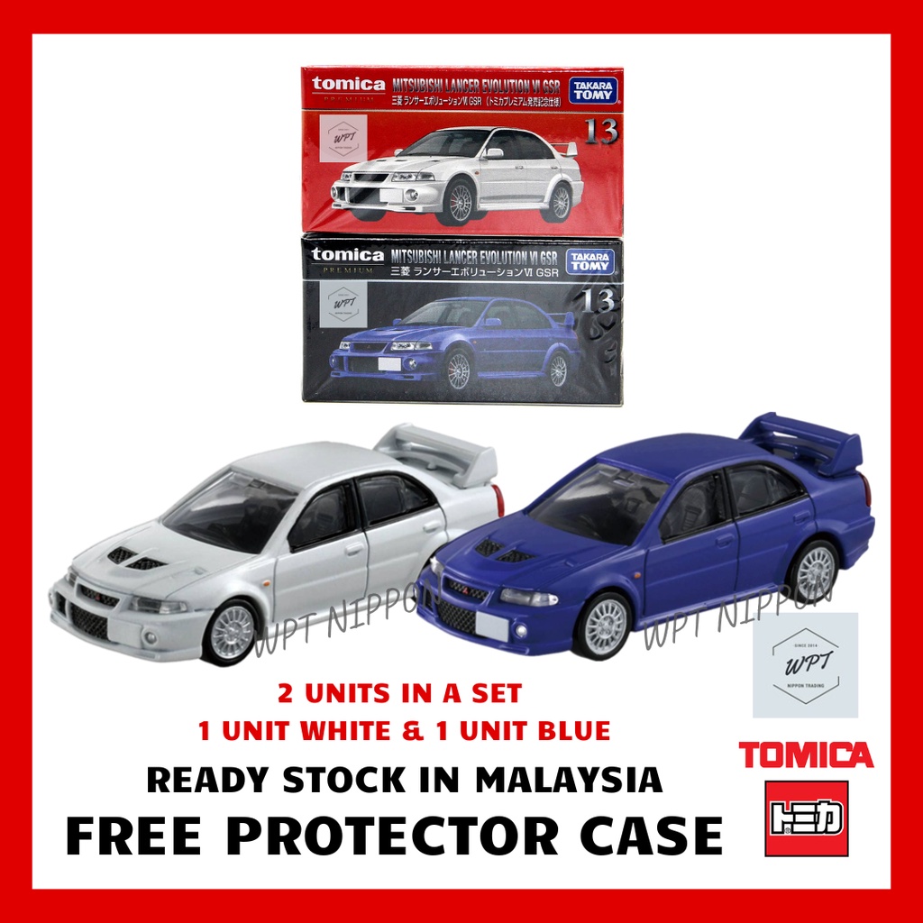 TOMICA PREMIUM 13 23 MITSUBISHI LANCER GSR Evolution III EVO 3 9 Takara Tomy Diecast WPT NIPPON Kereta Car Toys Shopee Malaysia