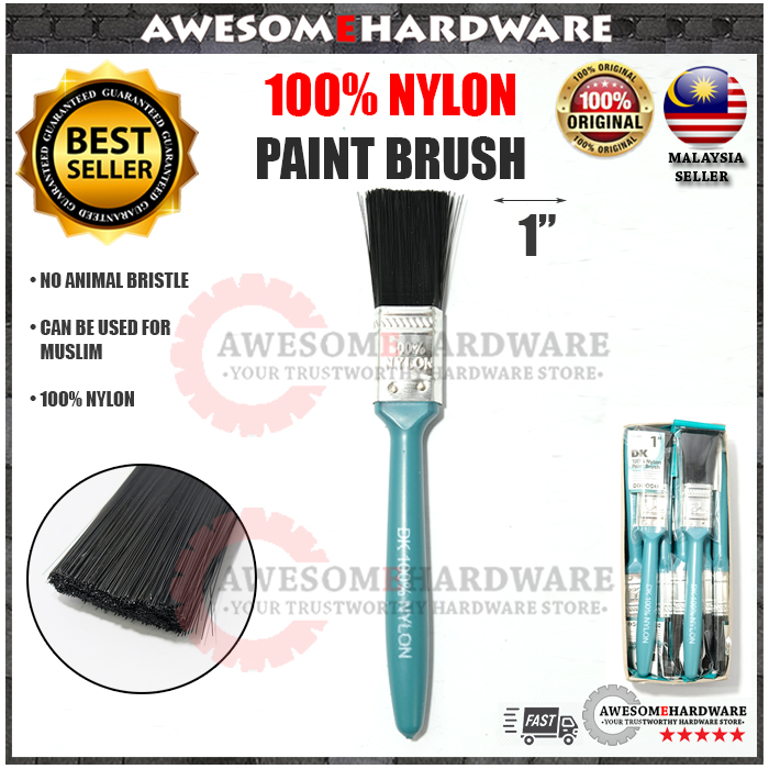 (100 NYLON) 1" DK DN300 SYNTHETIC NYLON PAINT BRUSH BERUS SINTETIK