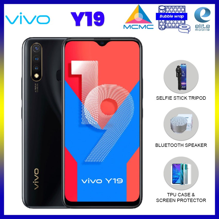 VIVO Y19 (6GB RAM + 128GB ROM) Android 9 (PIE),Battery Capacity 5000mAh