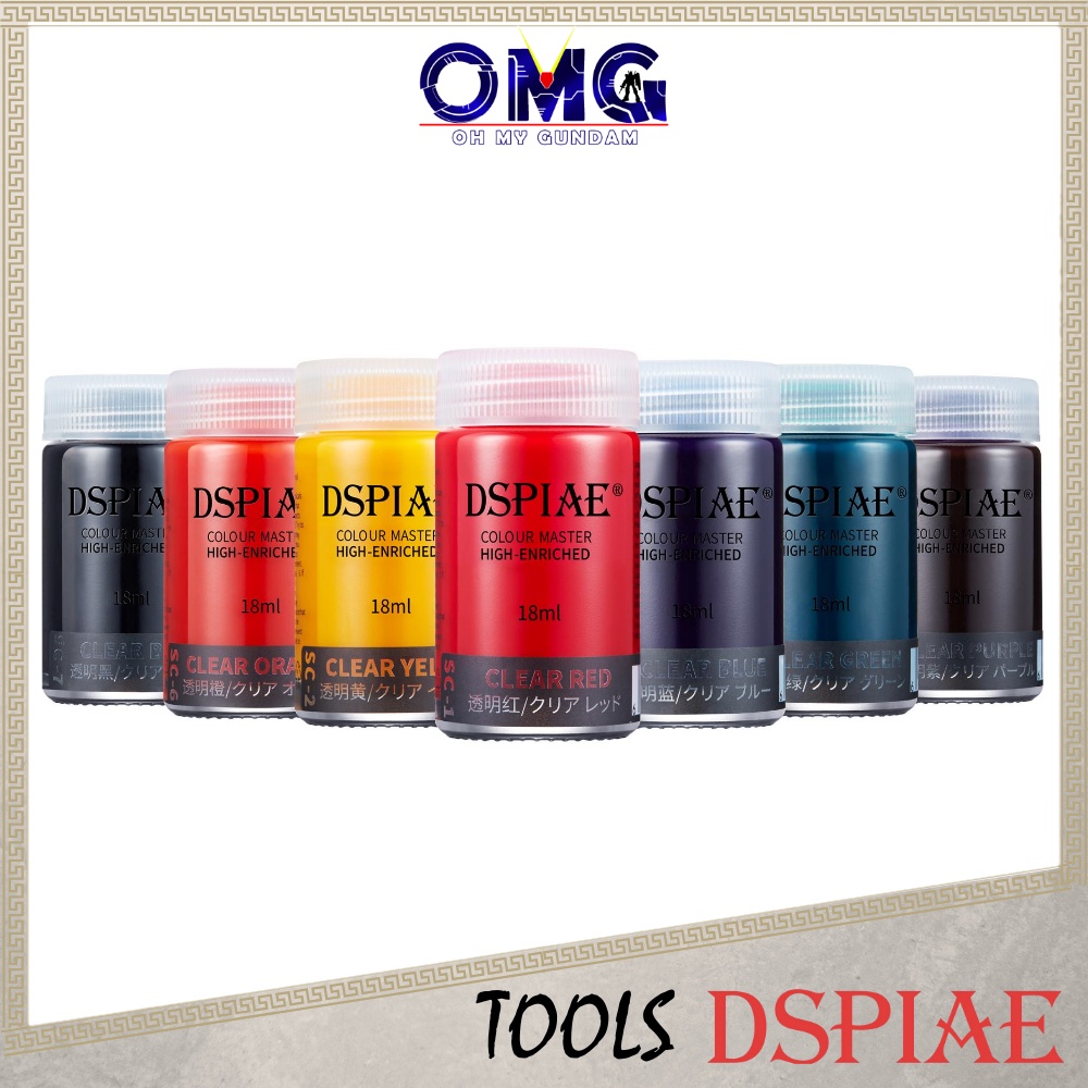 Paint Dspiae Clear Color Series SC1 SC8 Transparent Colour Painting