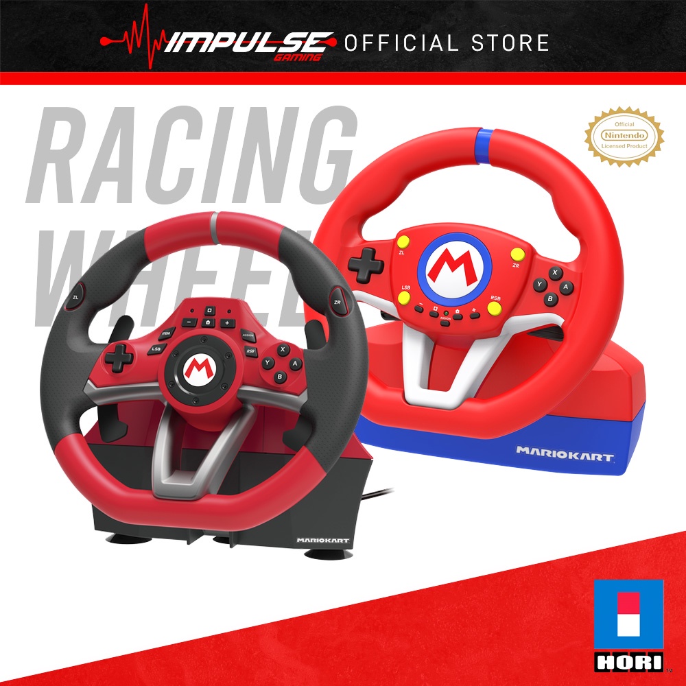 Mario deals racing wheel