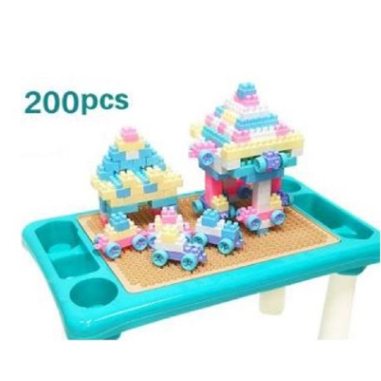 200PCS Lego with Table Kids Toys Kids Building Block Lego Children