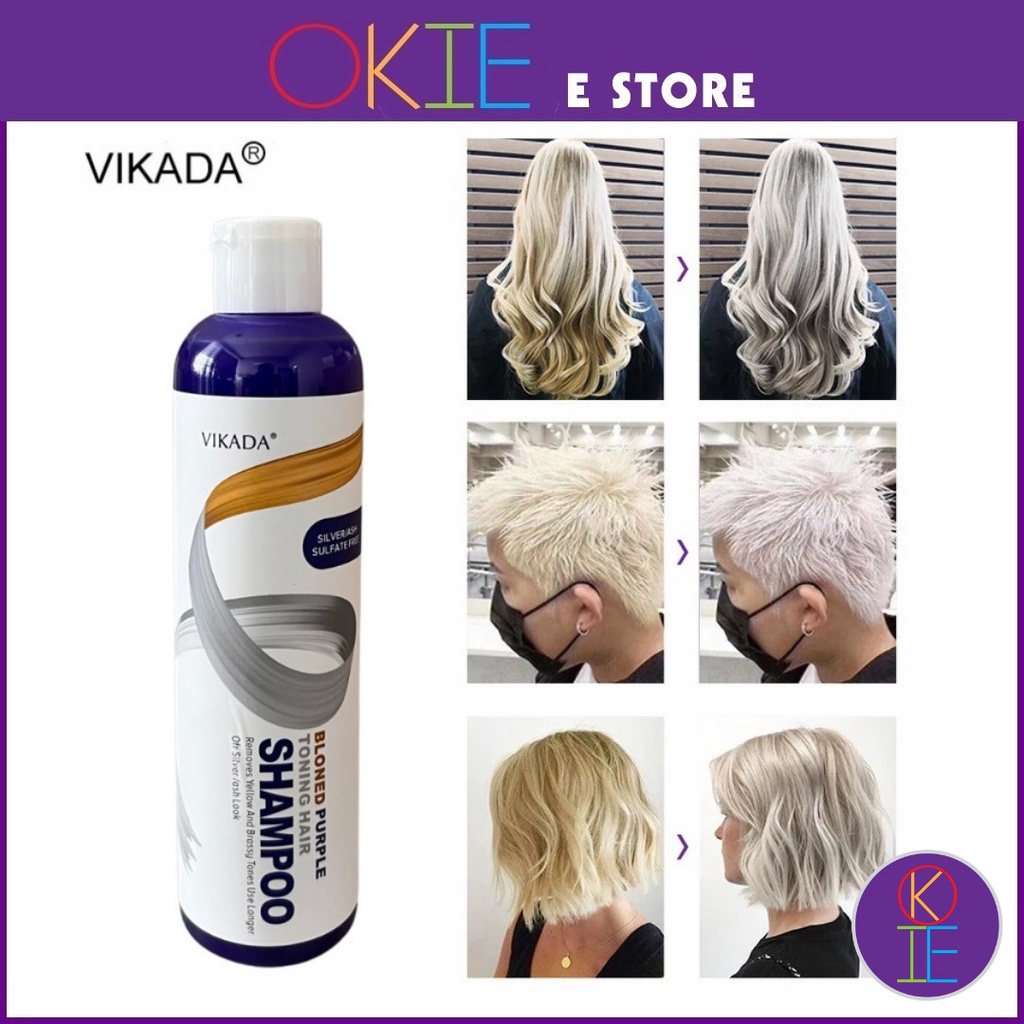 275ML VIKADA Hair Color Shampoo Purple Shampoo with Anti-Brass