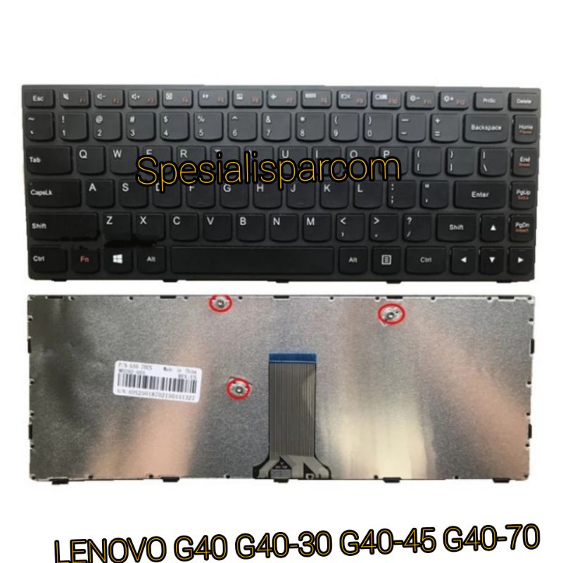 ORIGINAL KEYBORD LENOOVO G40 G40-30 G40-45 G40-70 G40-80 B40-30 B40-45 ...