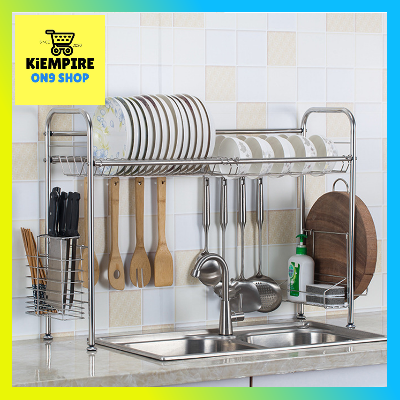 STAINLESS STEEL OVER SINK DISH RACK KITCHEN-80CM | Shopee Malaysia