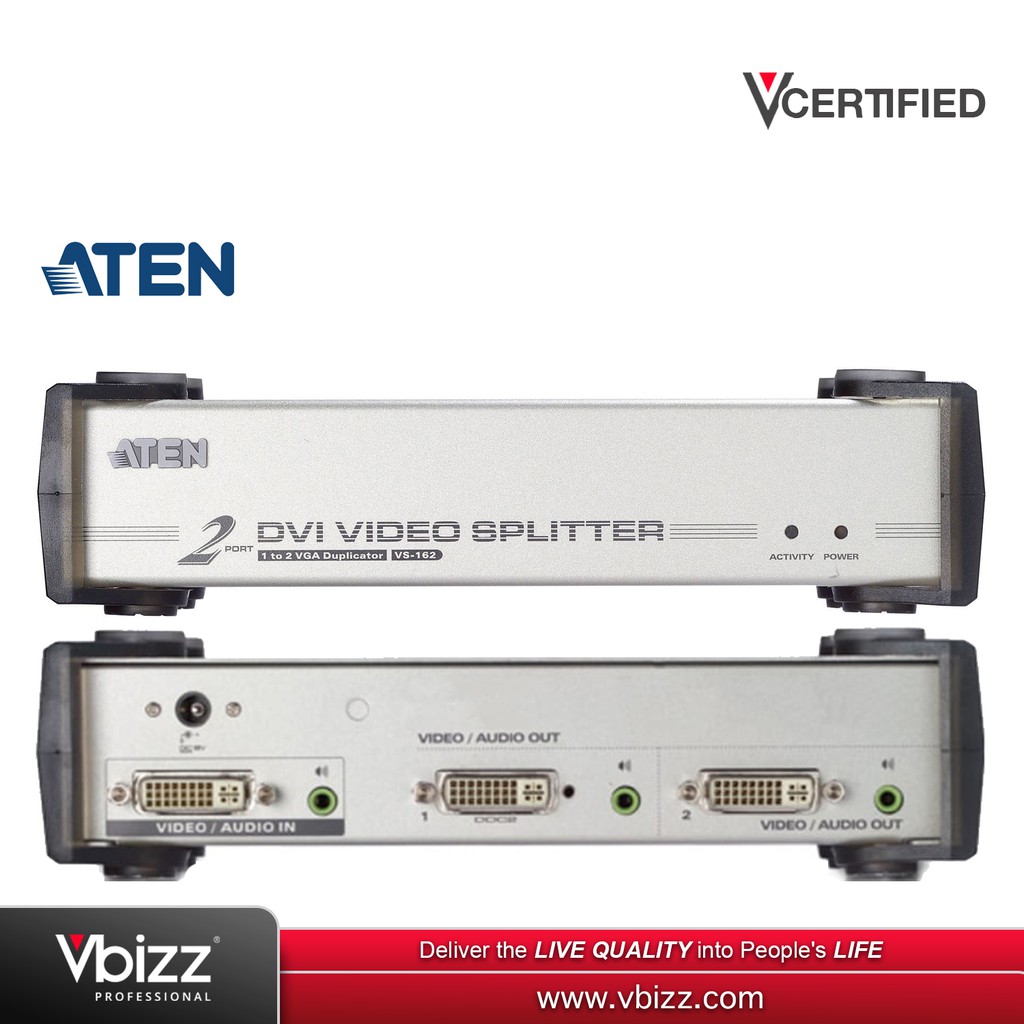 ATEN VS162 2 Port DVI/Audio Splitter | Shopee Malaysia